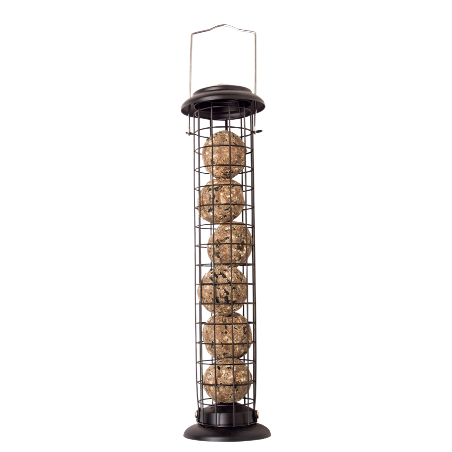 Fuglefoderautomat til mejsebolde - høj.